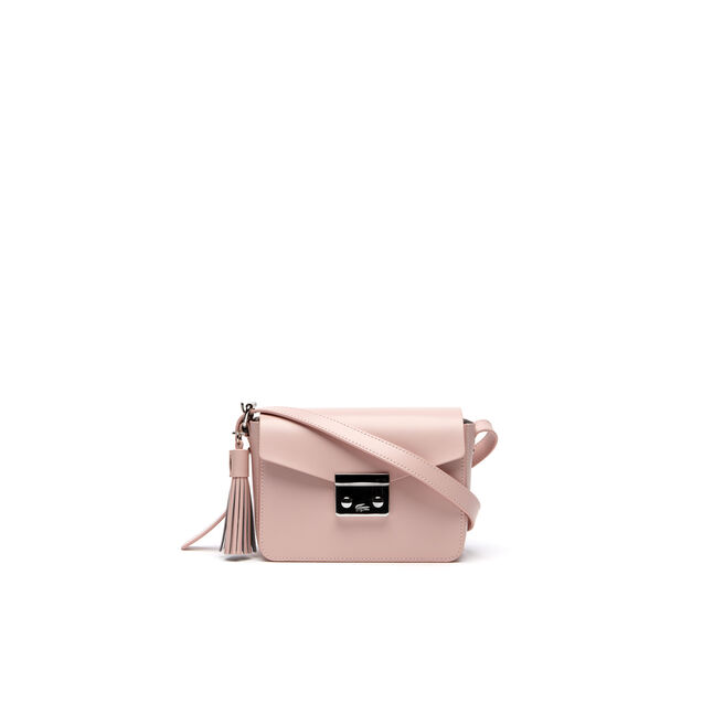 Women's Lacoste LIVE Coated Leather Mini Tennis Square Crossover Women's Lacoste LIVE Coated Leather Mini Tennis Square Crossover